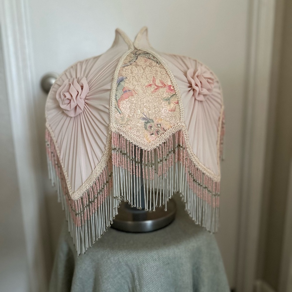 Victorian Parlor Lamp Style Lamp Shade - Picture 2 of 13